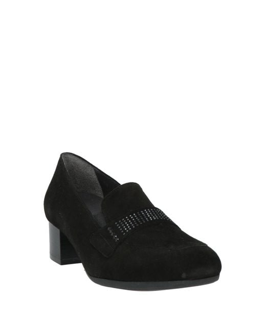 Melluso Black Loafers Leather