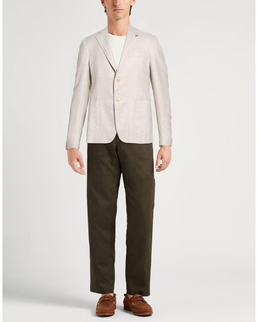 Isaia Natural Blazers for men