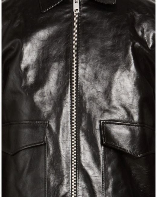 Bally Black Jacket Calfskin for men