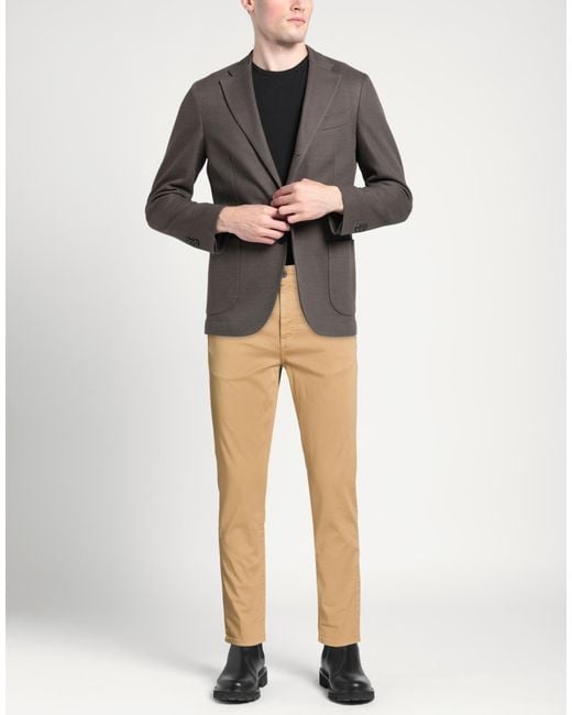 Lyle & Scott Natural Sand Pants Cotton, Elastane for men
