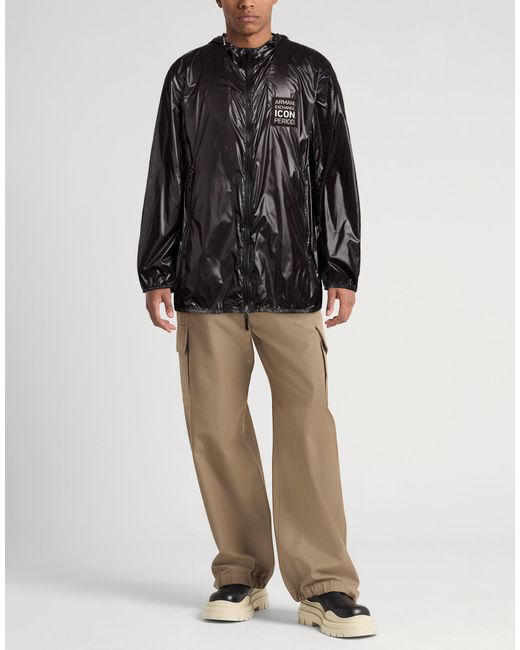 ARMANI EXCHANGE Black Jacket for men