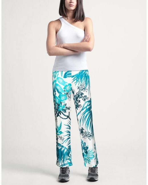 F.R.S For Restless Sleepers Blue Pants Silk