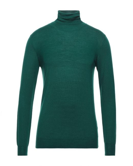 Paolo Pecora Green Turtleneck for men