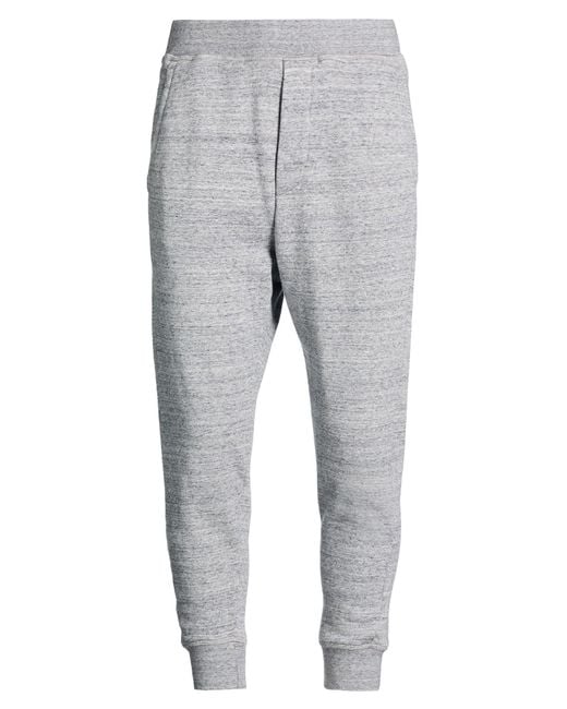 DSquared² Gray Pants Cotton for men
