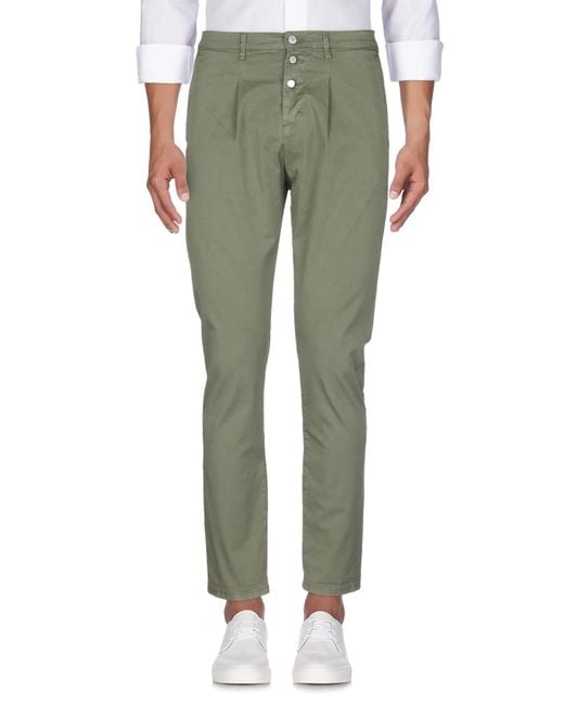 Daniele Alessandrini Green Denim Trousers for men