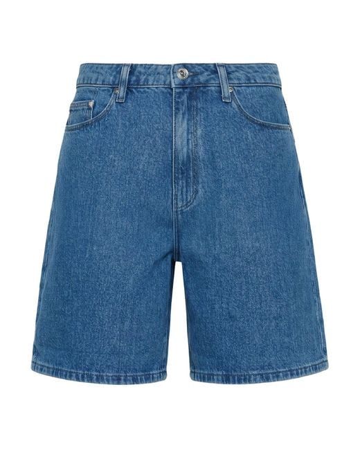 Karl Lagerfeld Blue Denim Shorts