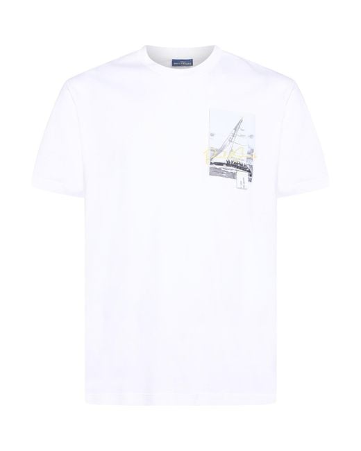 Paul & Shark White T-Shirt Cotton for men