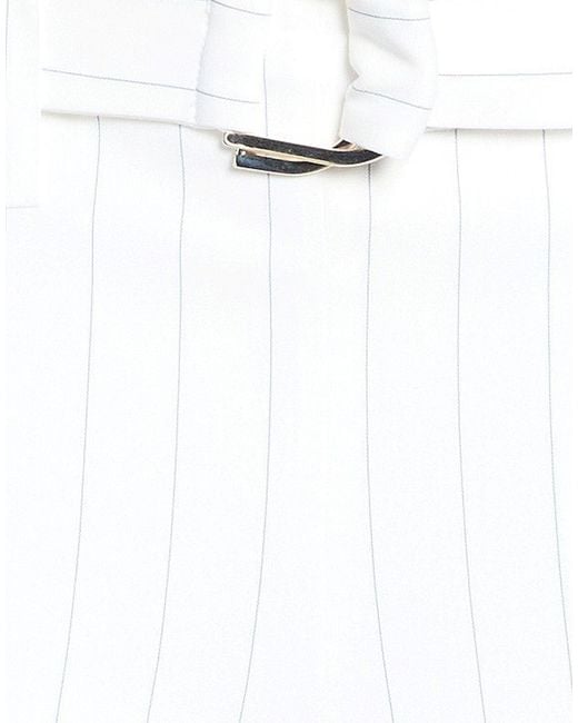 Liu Jo White Pants Polyester, Viscose, Elastane