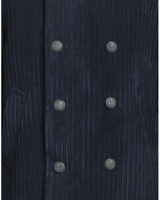 Barbati Blue Overcoat & Trench Coat for men