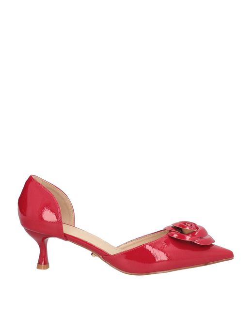 Twenty Four Haitch Red Pumps