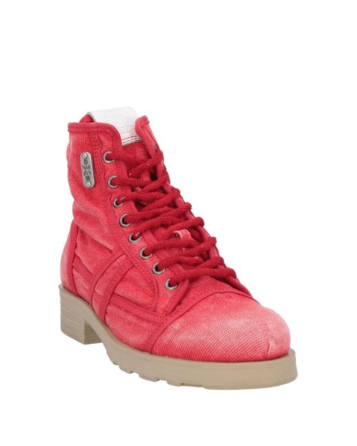 O.x.s. Red Ankle Boots