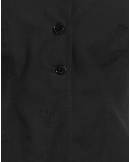 Ganni Black Top Organic Cotton
