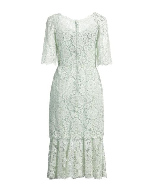 Dolce & Gabbana Green Midi Dress