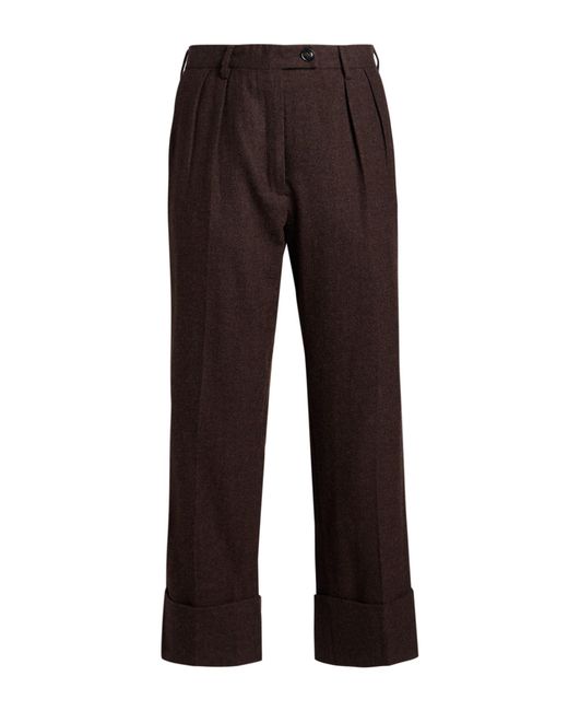 Gabriele Pasini Brown Pants Cashmere