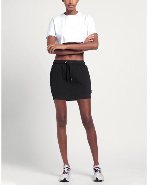 Ice Iceberg Black Mini Skirt Cotton