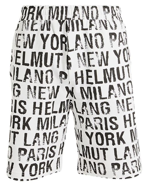 Helmut Lang White Shorts & Bermuda Shorts for men