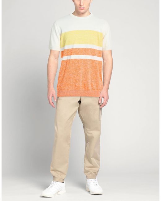 Pullover M.Q.J. de hombre de color Yellow