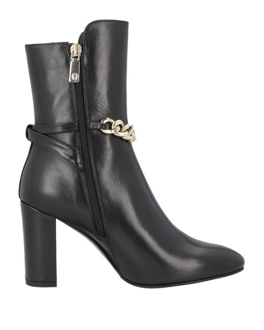 Aigner Black Ankle Boots