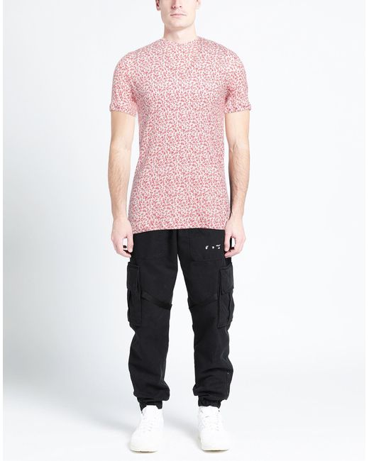 Isaia Pink T-shirt for men