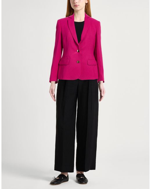 Hanita Pink Fuchsia Blazer Polyester, Elastane