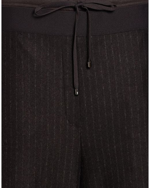 Cambio Black Dark Pants Polyester, Wool, Elastane