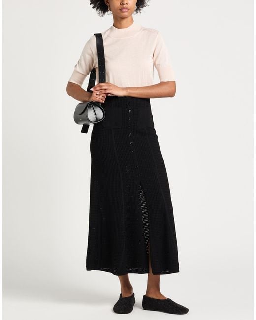 Sandro Black Maxi Skirts