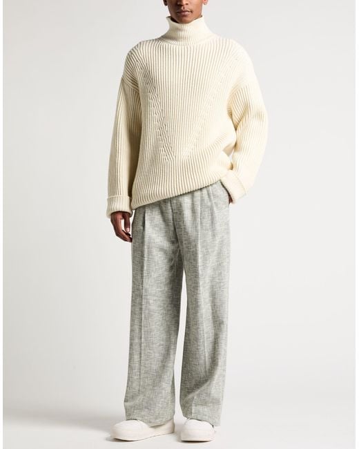 Jil Sander White Turtleneck Wool for men