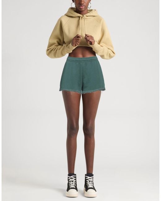 Rag & Bone Green Shorts & Bermuda Shorts Cotton, Polyester