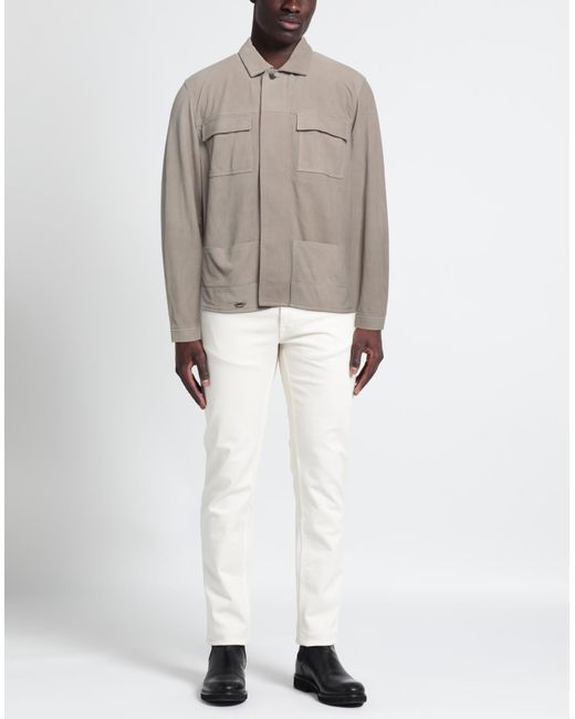 032c Gray Light Shirt Lambskin for men