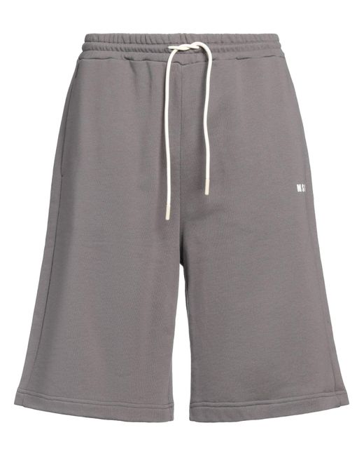 MSGM Gray Shorts & Bermuda Shorts for men