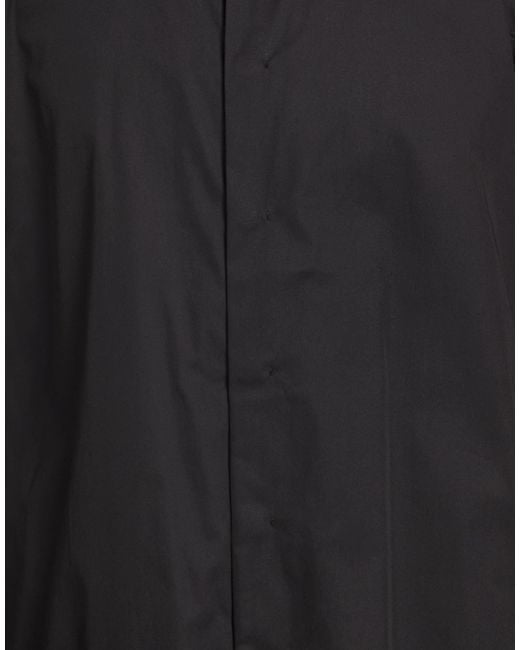 Grifoni Black Shirt Cotton, Polyamide, Elastane for men