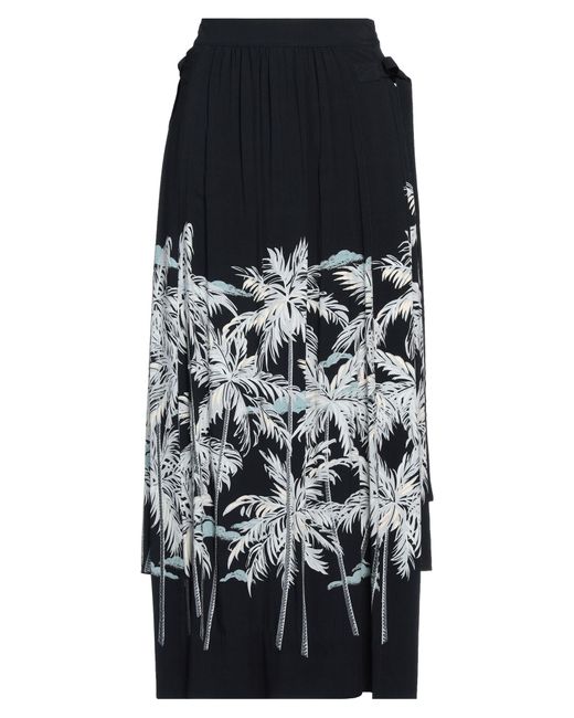 Palm Angels Black Maxi Skirt