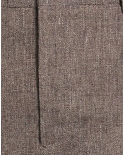 Brian Dales Gray Pants Polyamide, Elastane for men