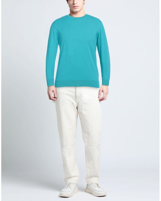 Paolo Pecora Blue Sweater for men