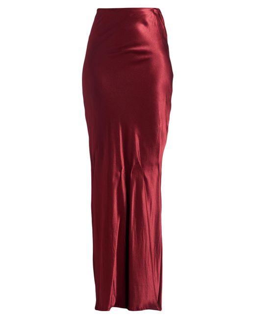 Ann Demeulemeester Red Maxi Skirt