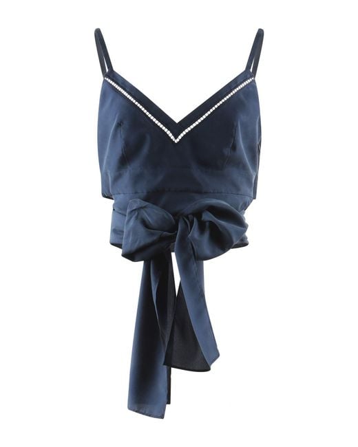 Alberta Ferretti Blue Top