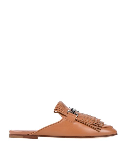 Tod's Brown Mules & Clogs