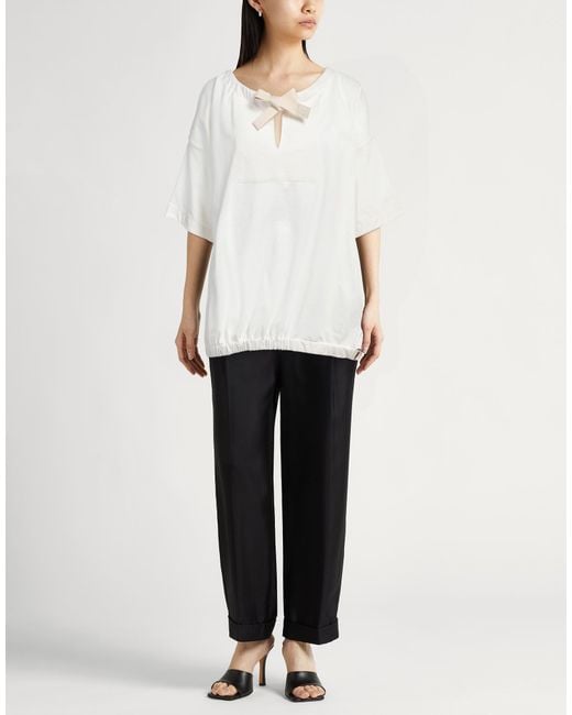 Jil Sander White Sweatshirt