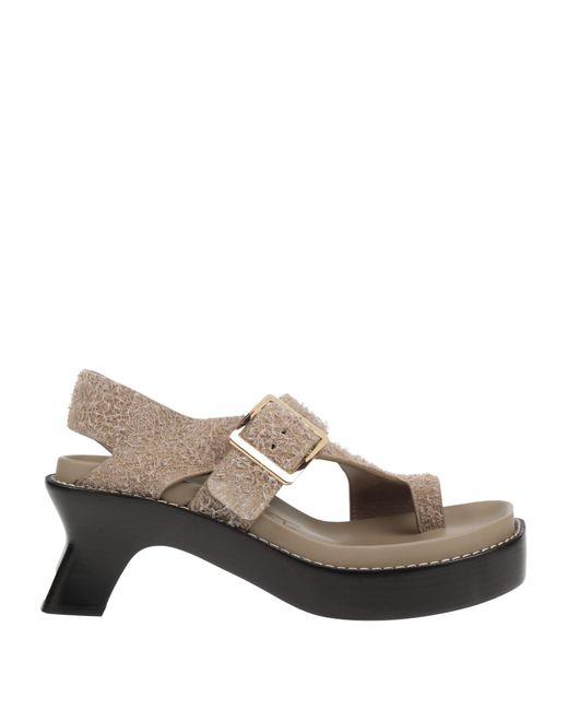Loewe Multicolor Ergonomic Heeled Toe Post Sandals, 9Cm Heel
