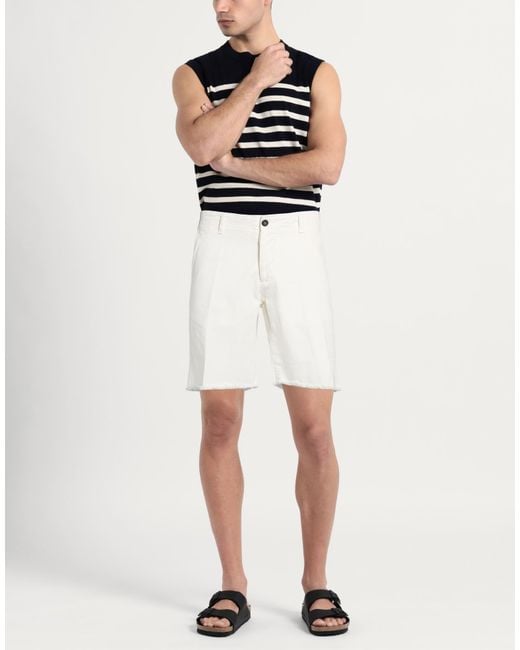 Saucony White Shorts & Bermuda Shorts Cotton, Elastane for men