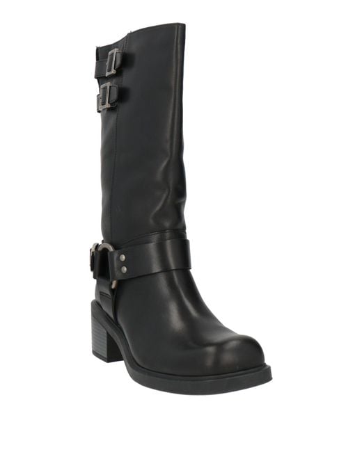 Vagabond Black Boot Leather
