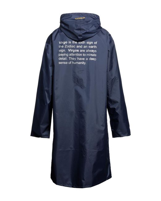Vetements Blue Overcoat & Trench Coat for men