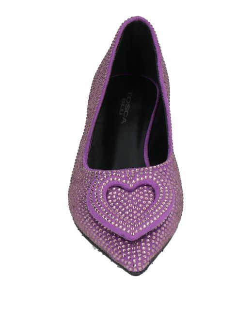 Tosca Blu Purple Ballet Flats