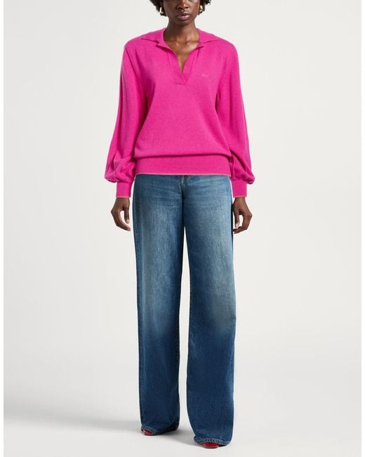 Pinko Pink Sweater Wool, Cashmere