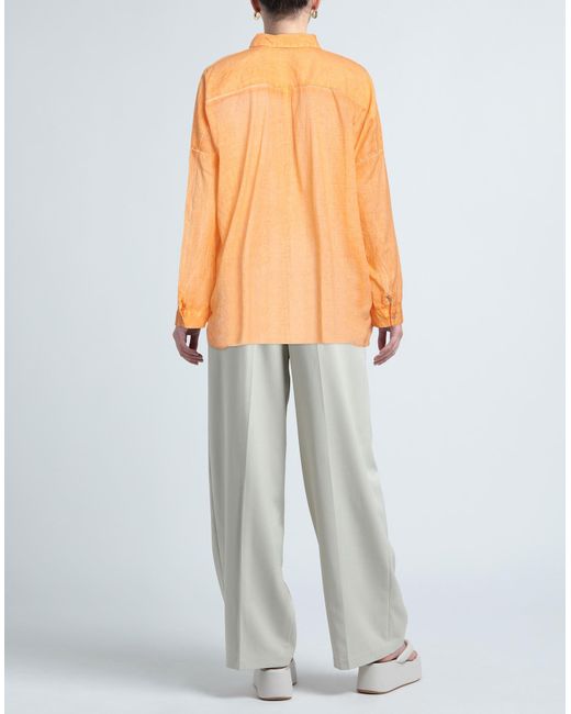 SKILLS & GENES Orange Shirt Cotton