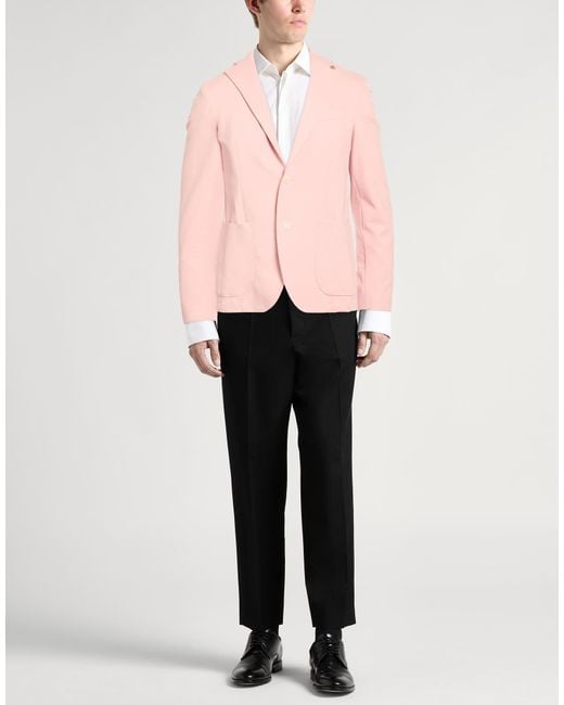 Barbati Pink Blazers for men