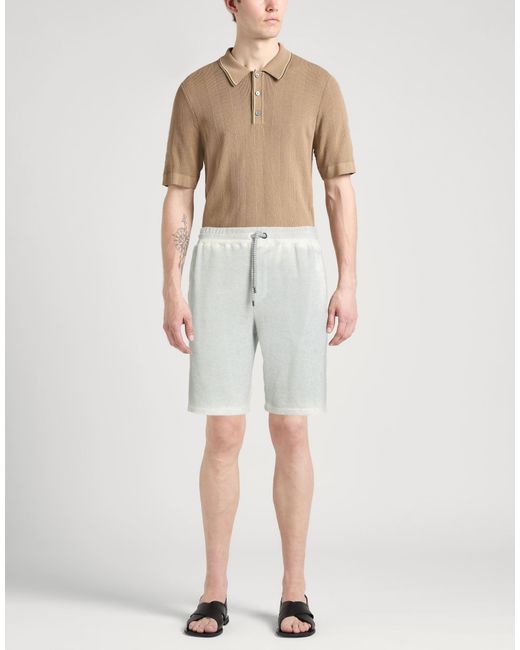 Roberto Collina Gray Shorts & Bermuda Shorts for men