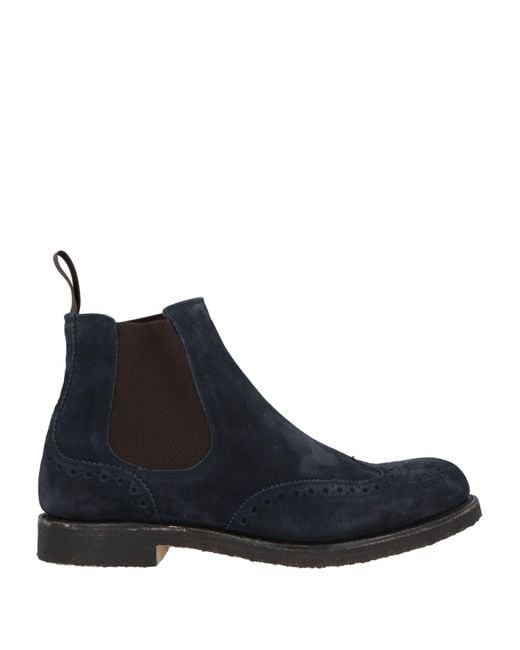 Cheaney Blue Ankle Boots for men