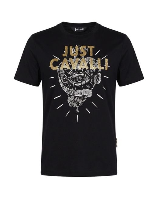 Just Cavalli Black T-Shirt