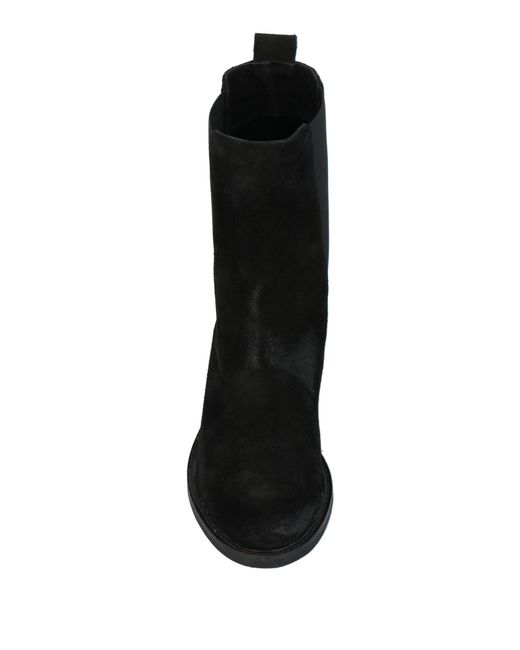 Trend Black Ankle Boots Leather